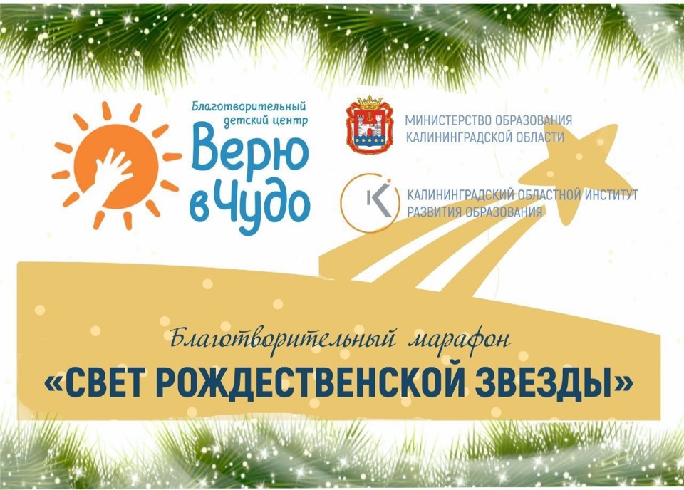 Благотворительный марафон &amp;quot;Свет рождественской звезды&amp;quot;.